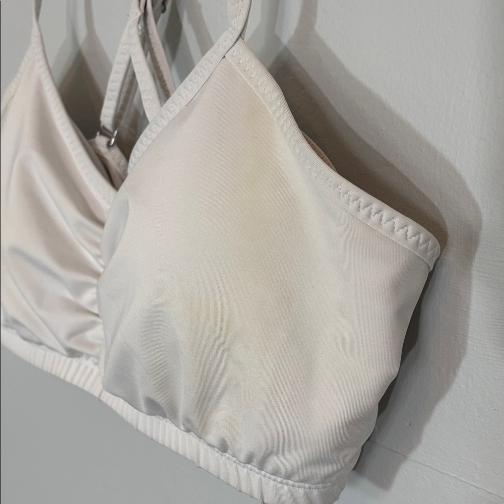 Handful White Sports Bra Size Large - Picture 8 of 8